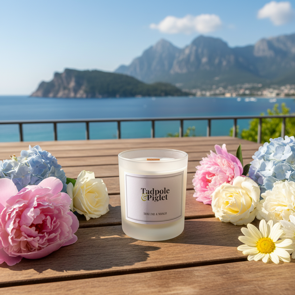 Thai Lime & Mango Scented Candle (Seconds)