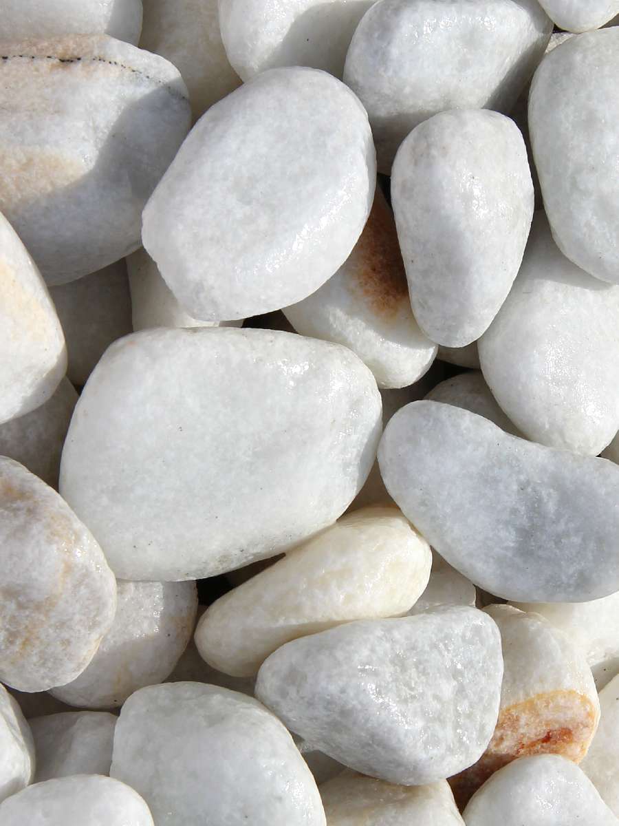 20-40mm White Pebbles