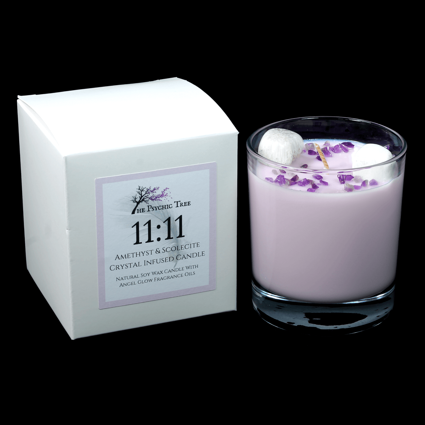 11:11 -  Angel Numbers - Crystal Infused Scented Candle