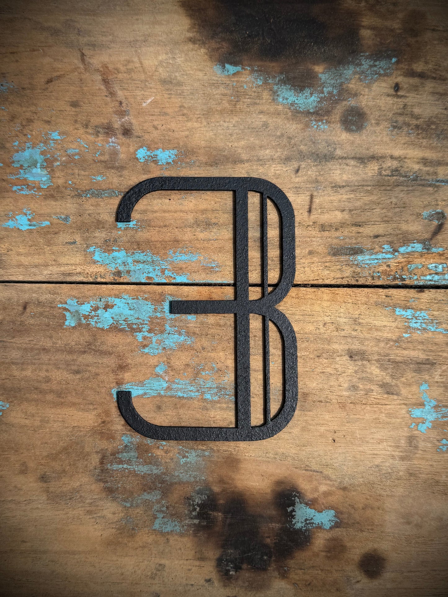 Black 5" or 12" Art Deco Metal Lettering A-Z 0-9