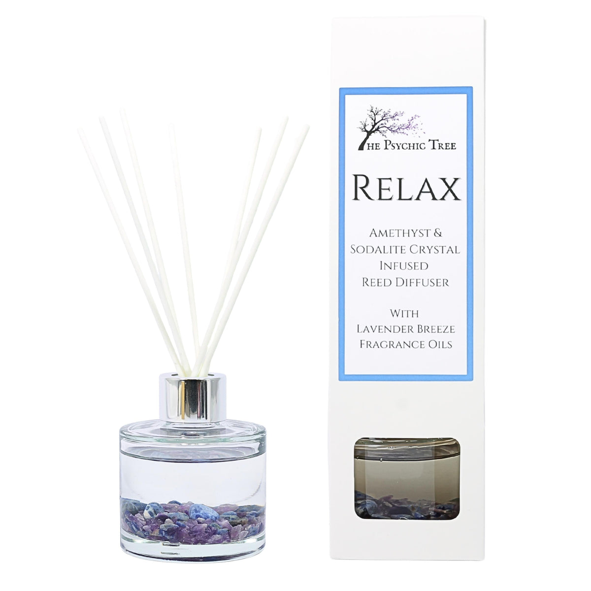 Relax Reed Diffuser Relax - Crystal Infused Reed Diffuser – Sturmer Garden Centre