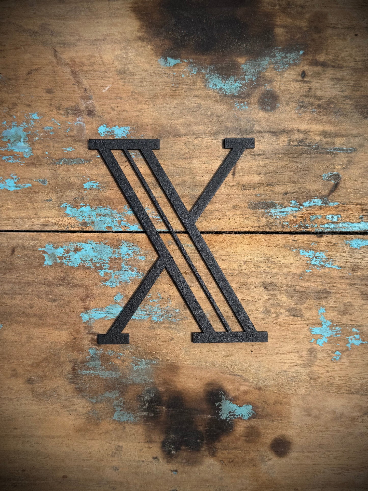 Black 5" or 12" Art Deco Metal Lettering A-Z 0-9