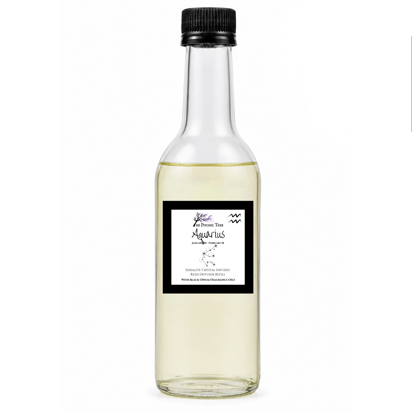 Aquarius - Sign Of The Zodiac Crystal Infused Reed Diffuser