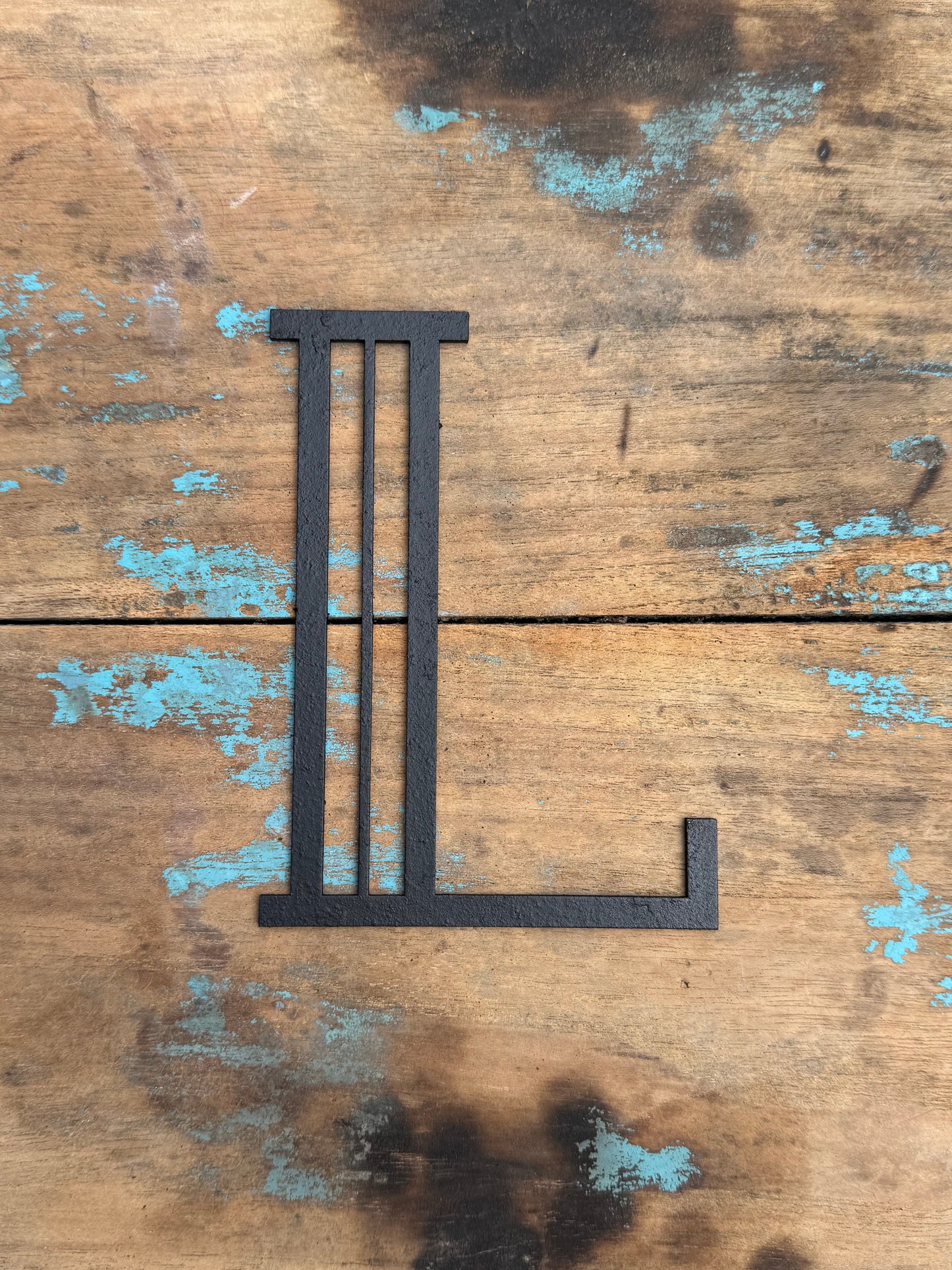 Black 5" or 12" Art Deco Metal Lettering A-Z 0-9