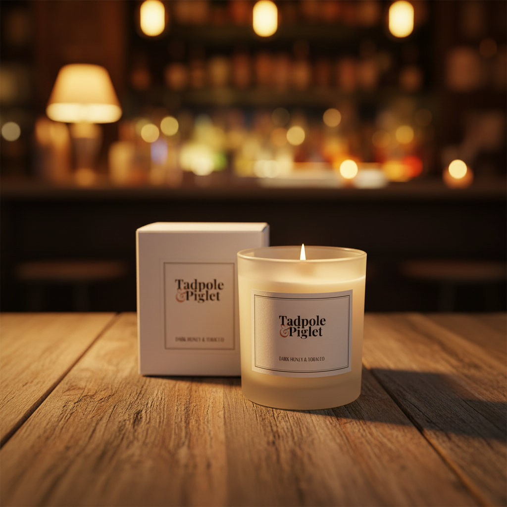 Dark Honey & Tobacco Scented Candle
