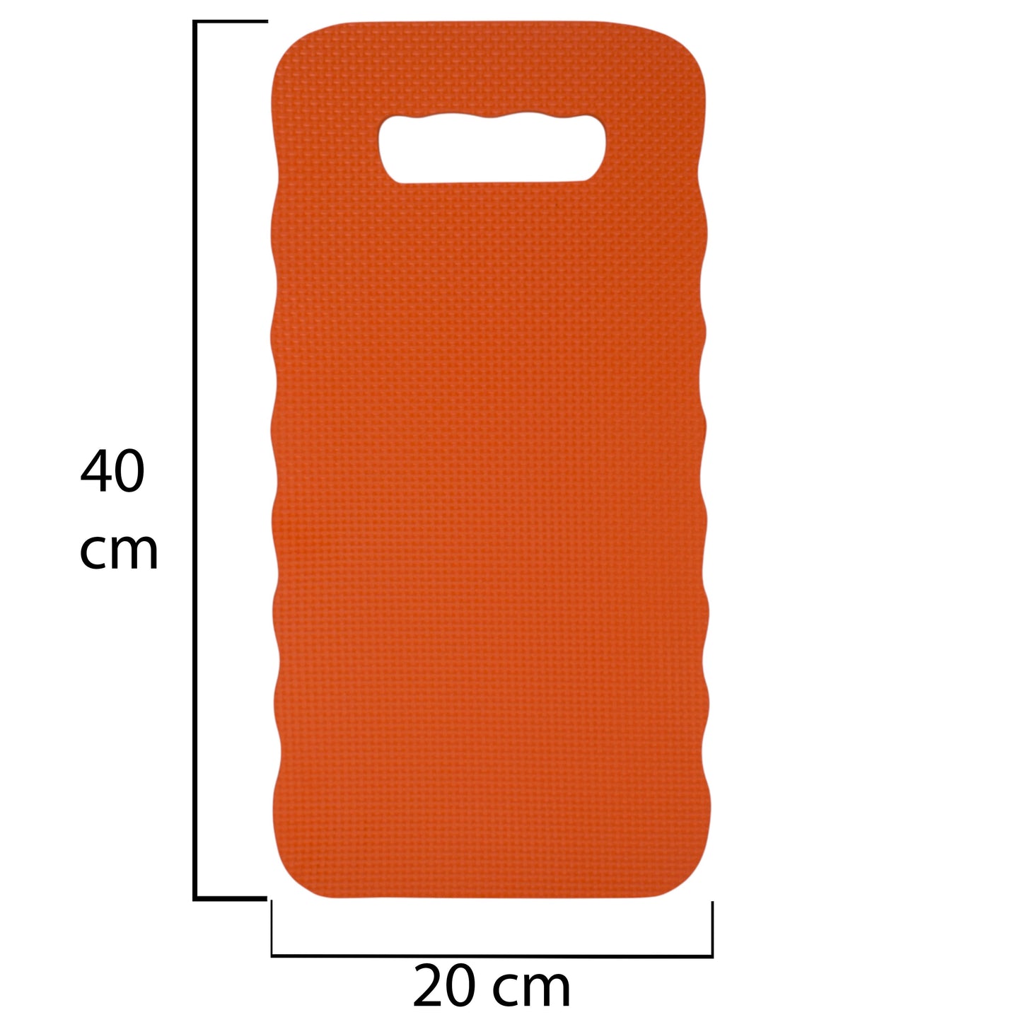 Wide Spade Garden Tool with Multifunction Kneeler Mat, Orange