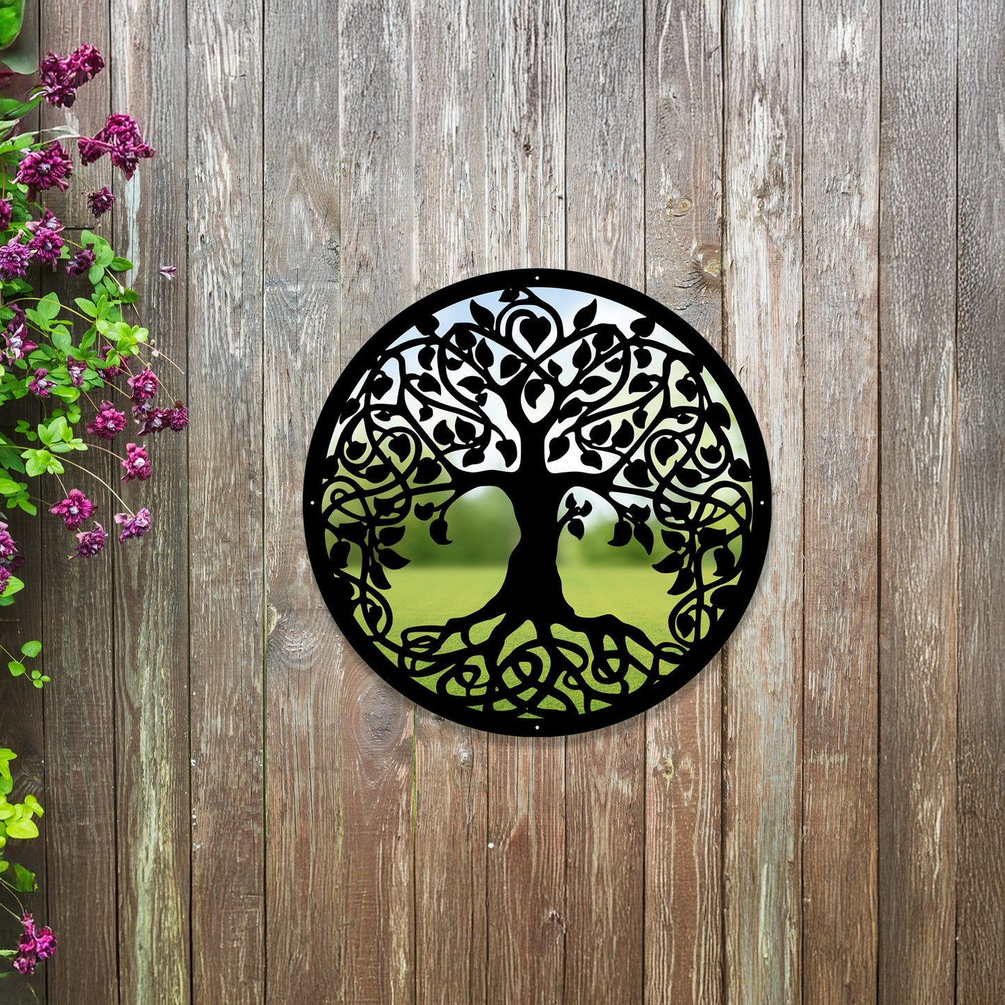 Tree of Life Garden Mirror