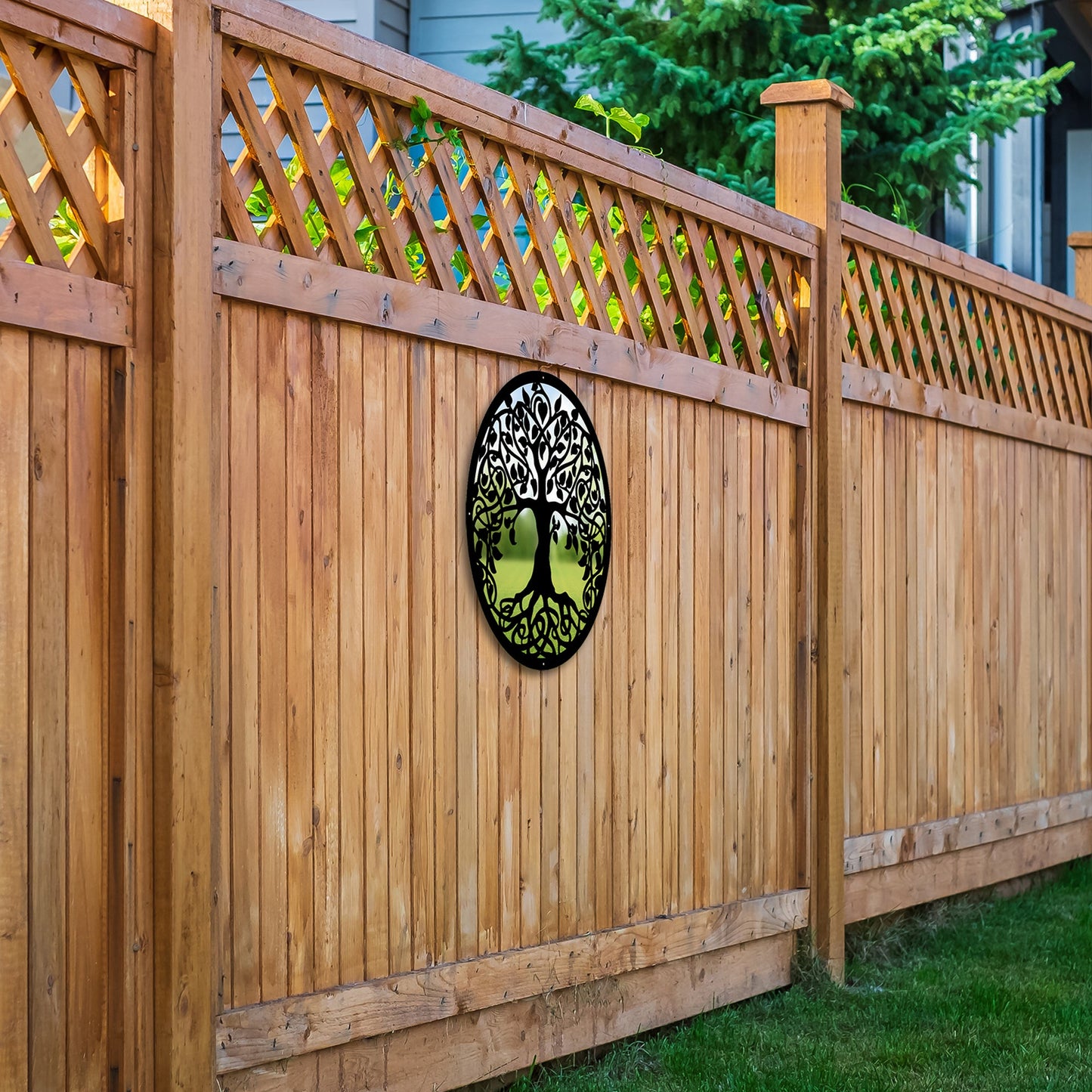 Tree of Life Garden Mirror