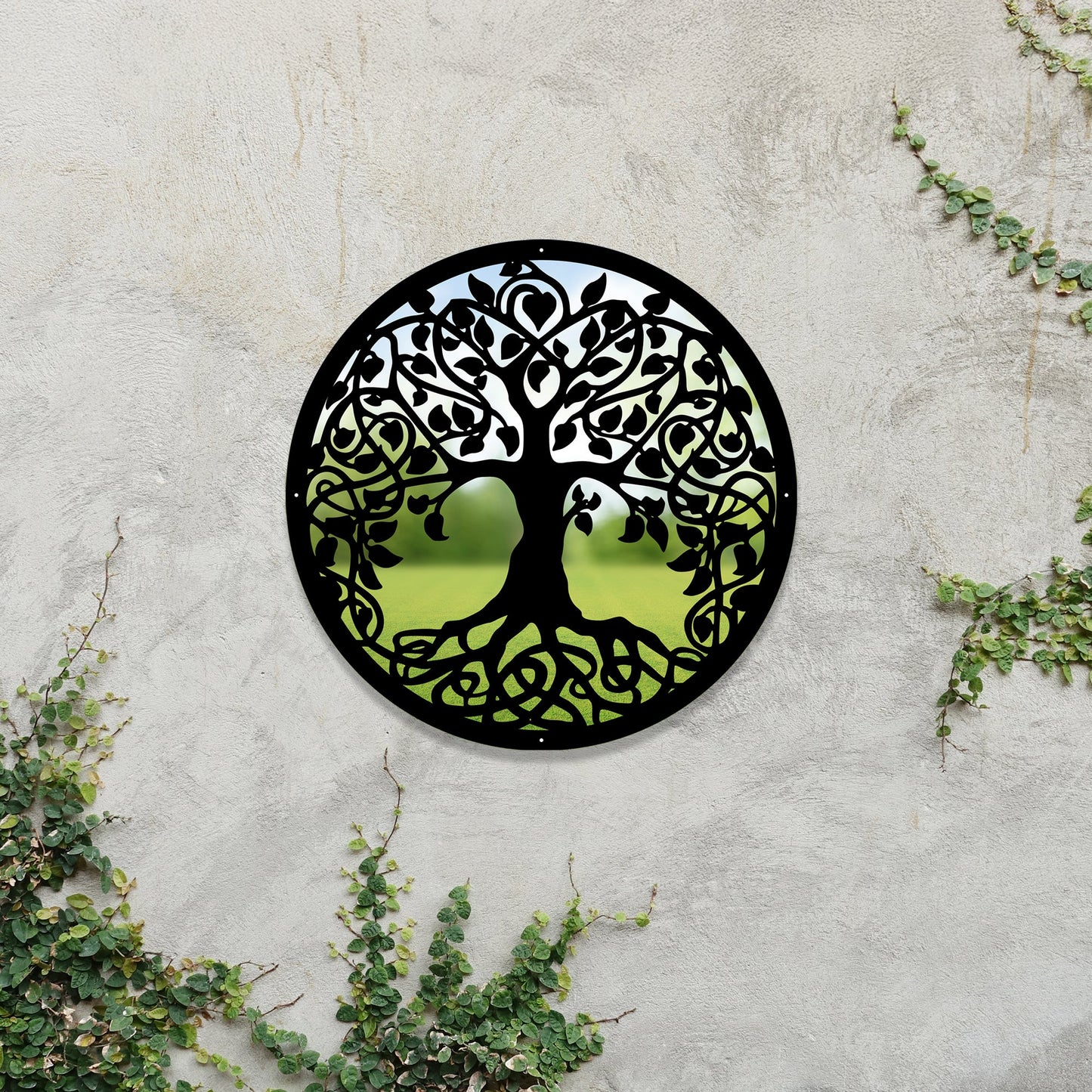 Tree of Life Garden Mirror