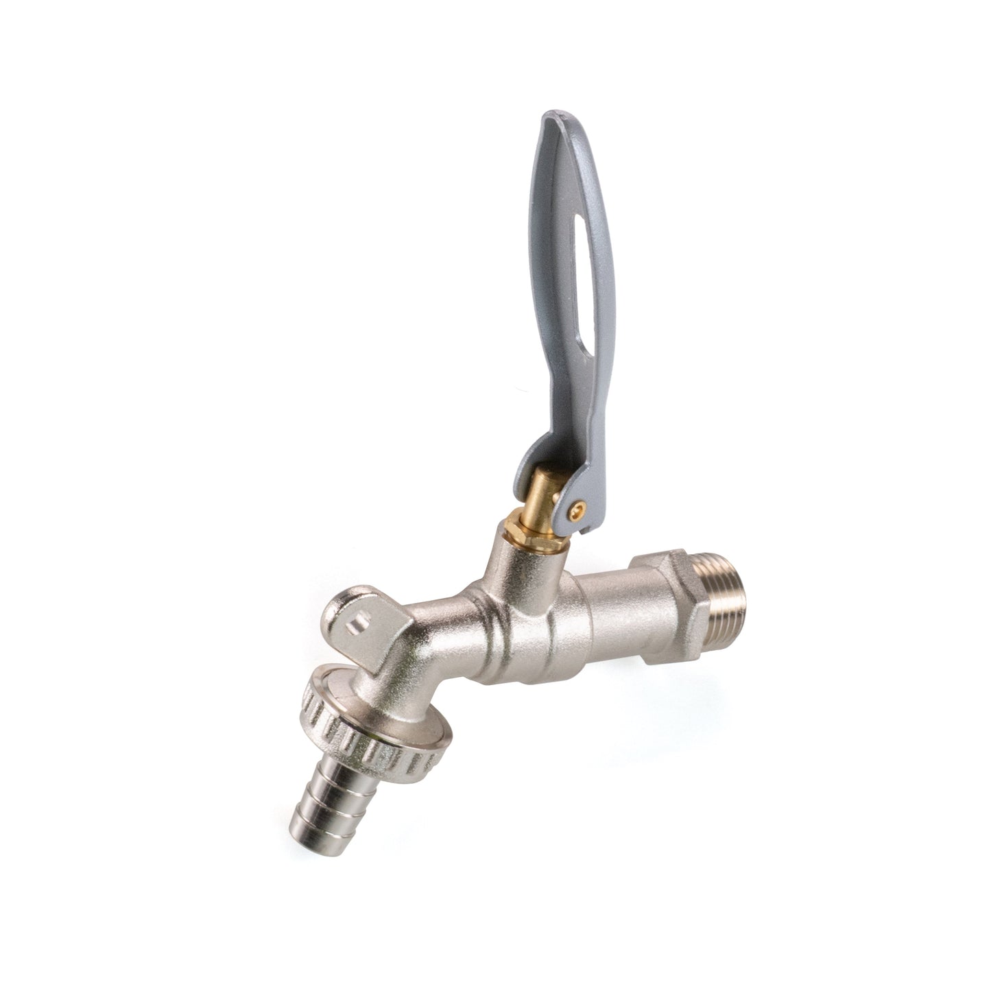 Water Butt Extension Kit 1/2" with Lever Tap Hose Barb and Lever Lock and Drill Bit