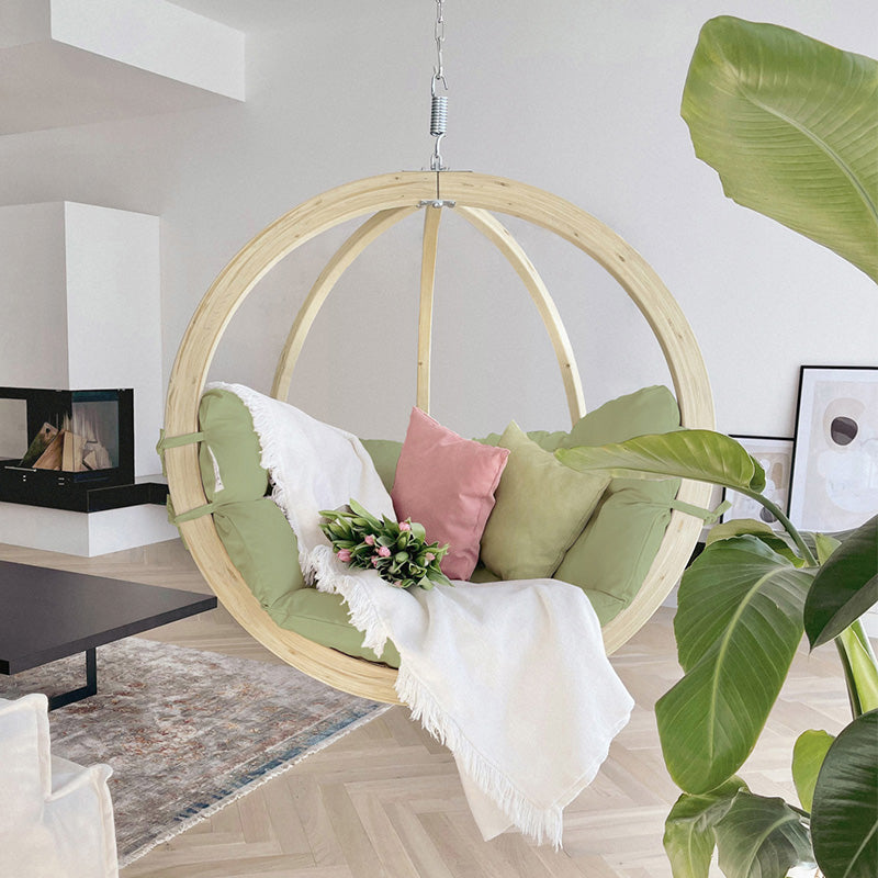 Globo Single Oliva Hanging Egg Chair