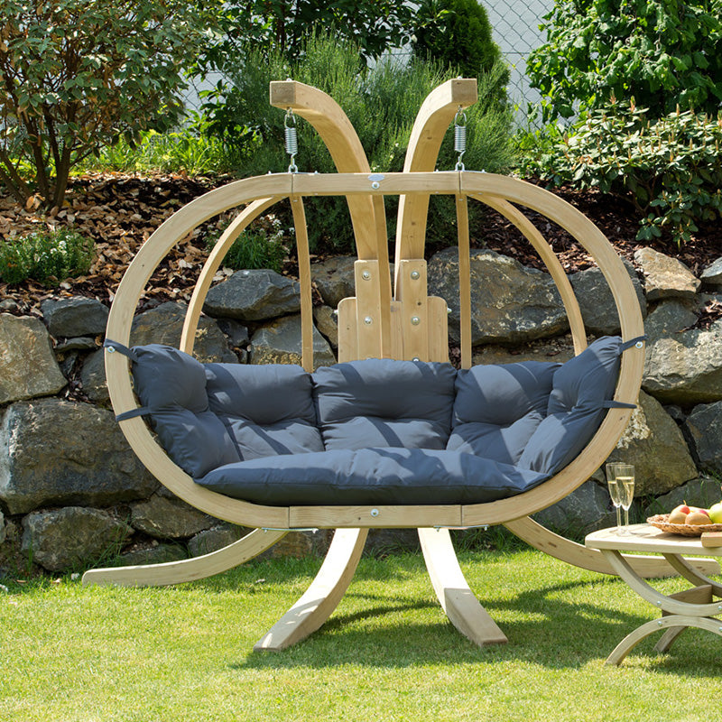 Globo Royal Double Hanging Egg Chair Set