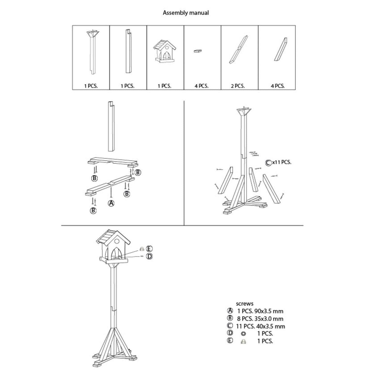 WiFi Hugo Bird Table HD Camera Pack