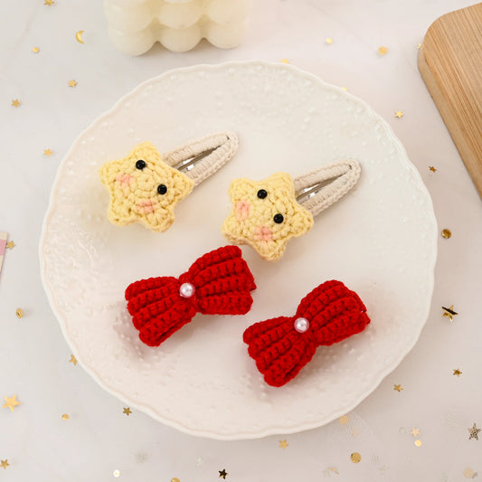 Red Bowtie Hair Clip