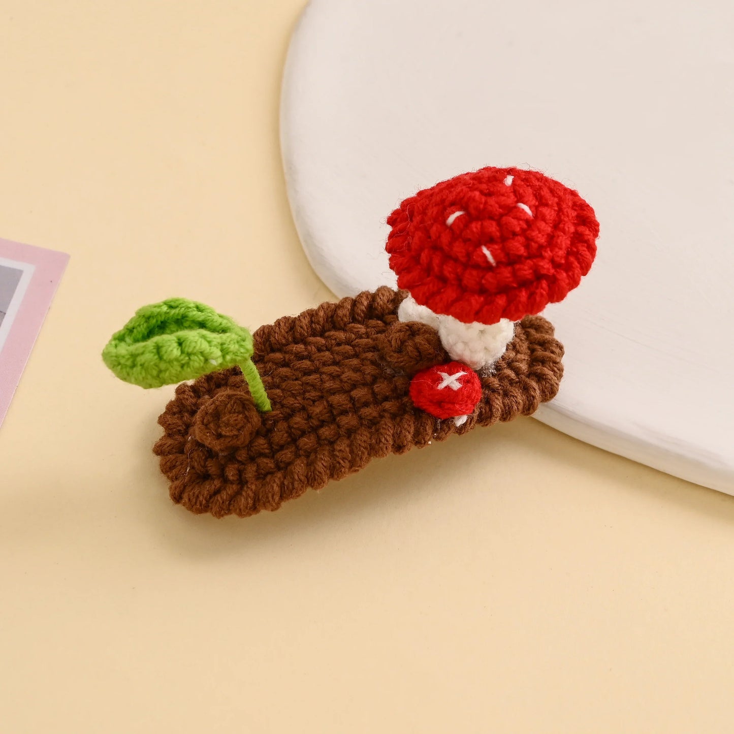 Mushroom Hair Clip