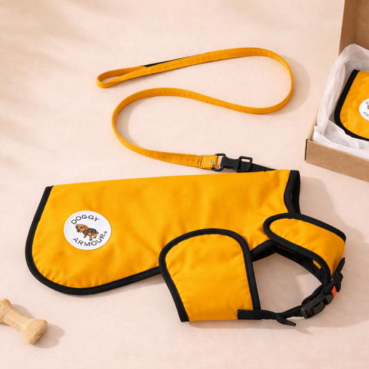 Marigold Protective Dog Coat - Armoured Bite Resistant Dog Coat