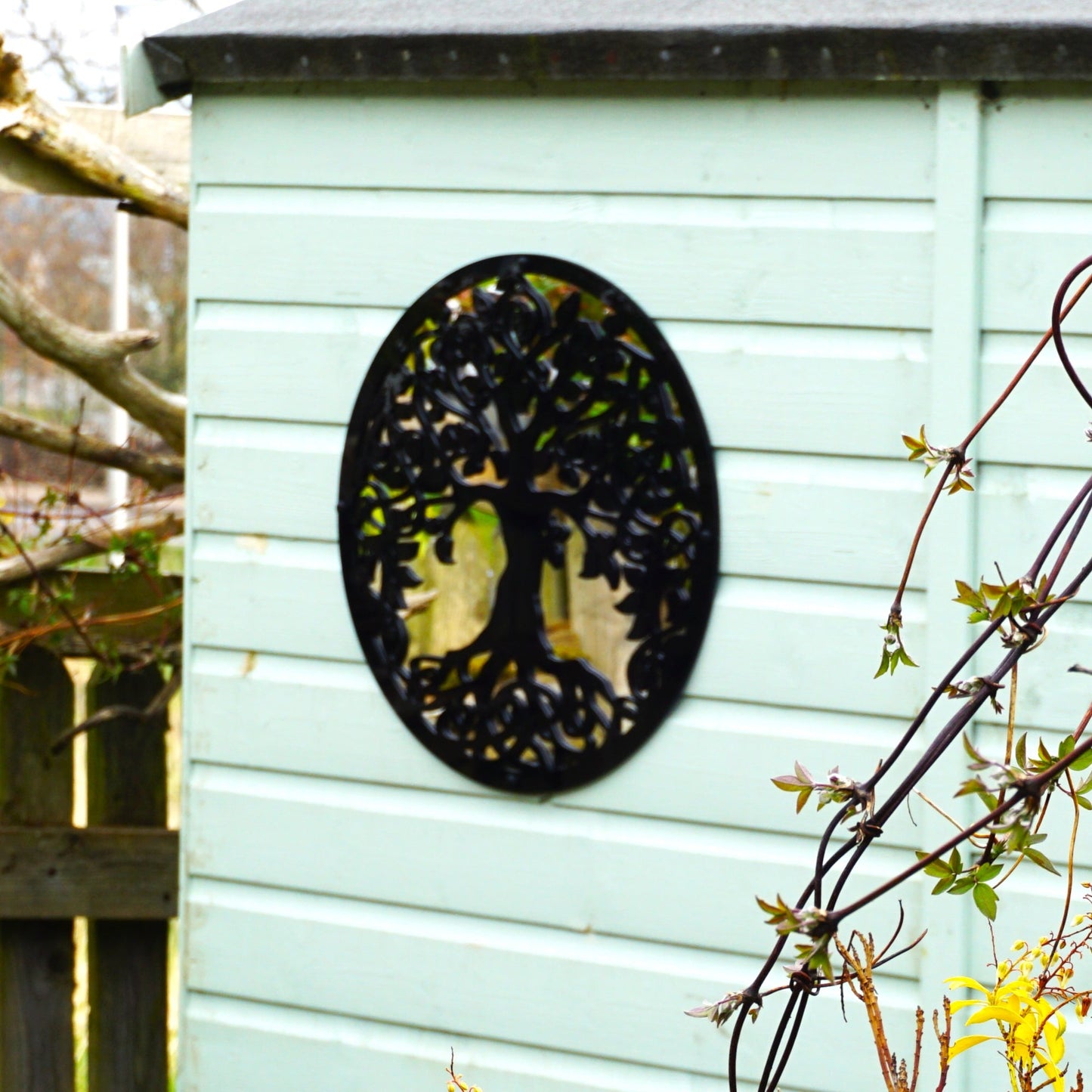 Tree of Life Garden Mirror