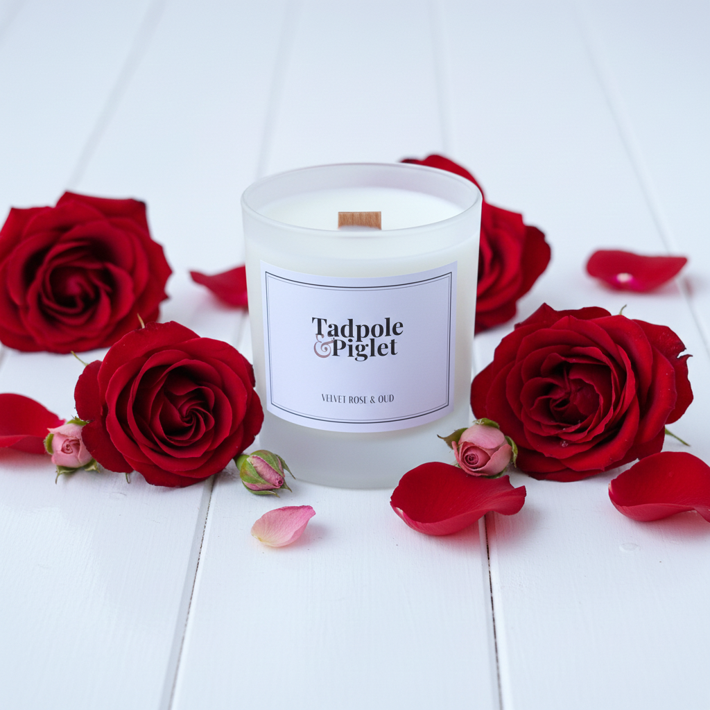 Velvet Rose & Oud Scented Candle