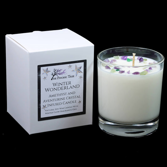 Winter Wonderland - Crystal Infused Scented Candle