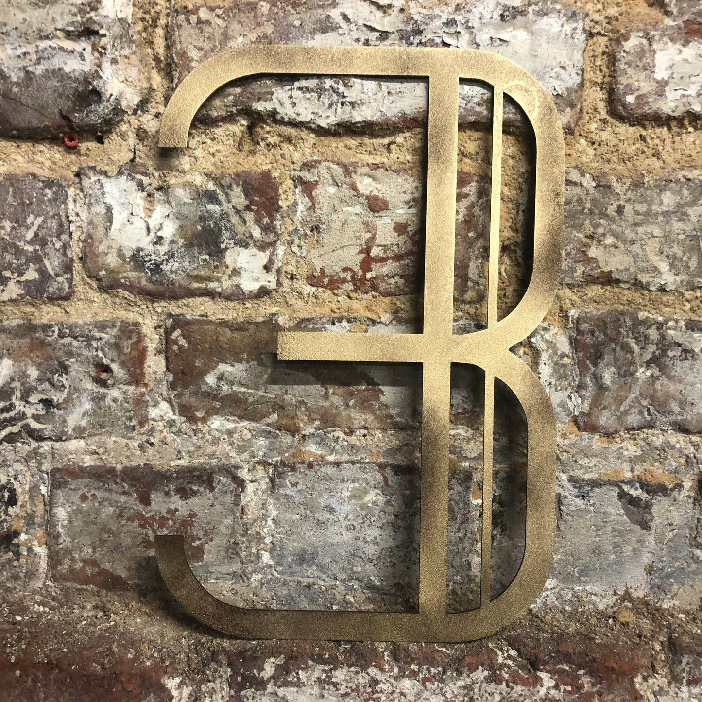 Gold Art Deco Metal Alphabet Letters – 5” or 12” Decorative Lettering A–Z