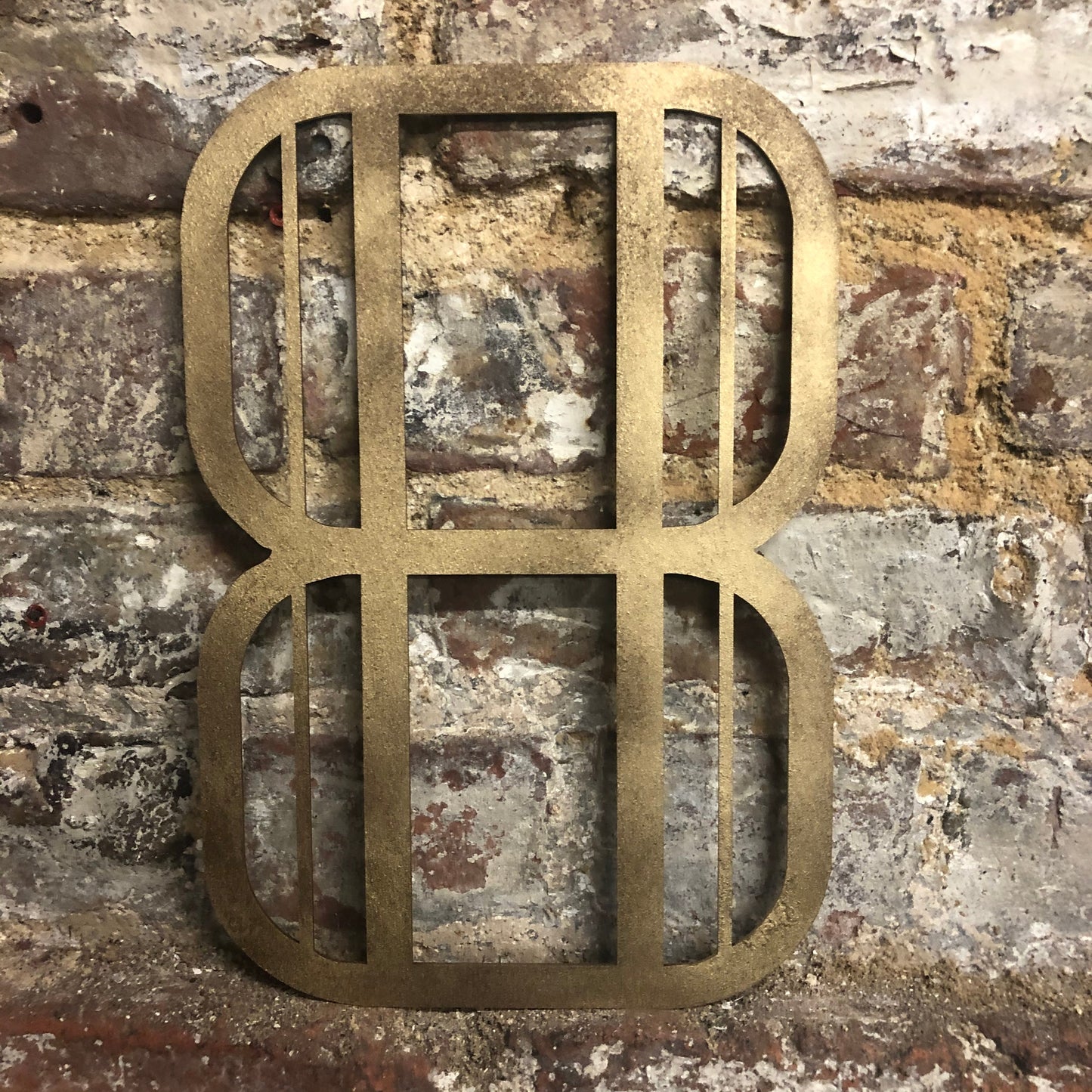 Gold Art Deco Metal Alphabet Letters – 5” or 12” Decorative Lettering A–Z