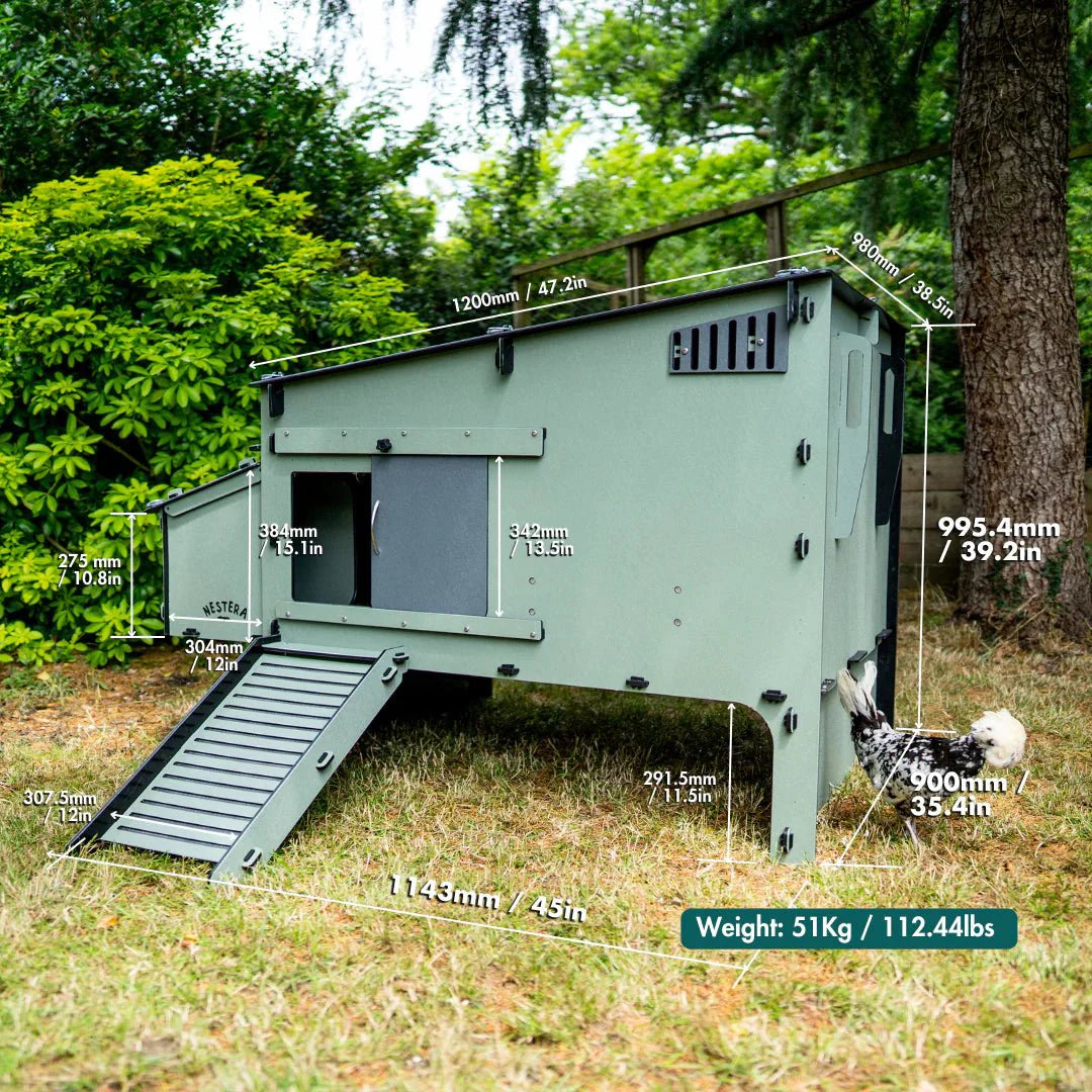 Nestera Aspen 10 Chicken coop for up to 10-13 medium sized Birds