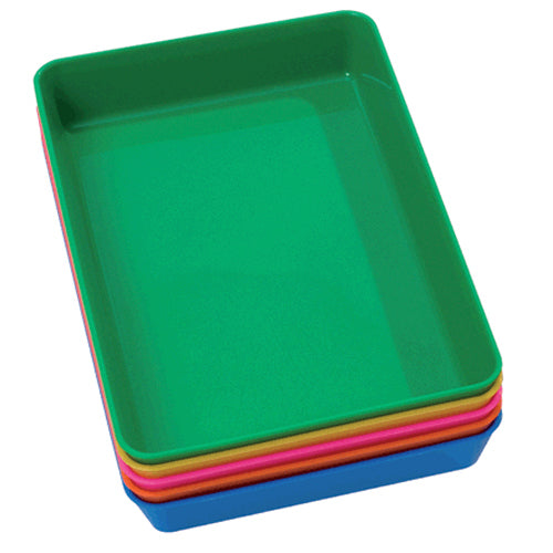 Set of 5 Small Coloured Trays